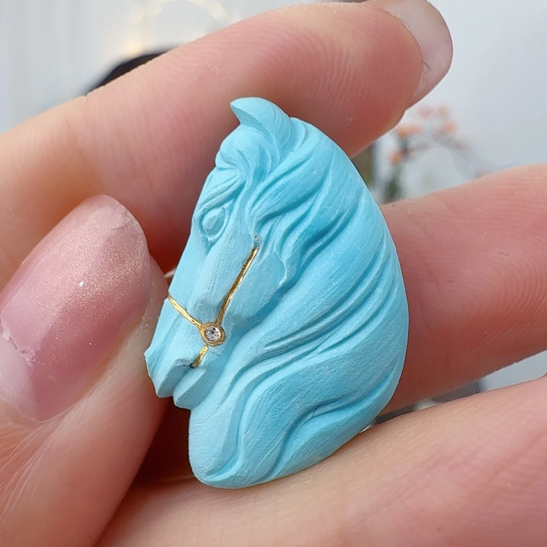 绿松石未镶嵌珠宝奇石