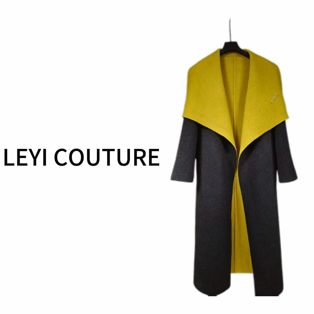 【 LEYI COUTURE】畑畑2025高端气质时尚“秋的故乡”时尚大衣外套