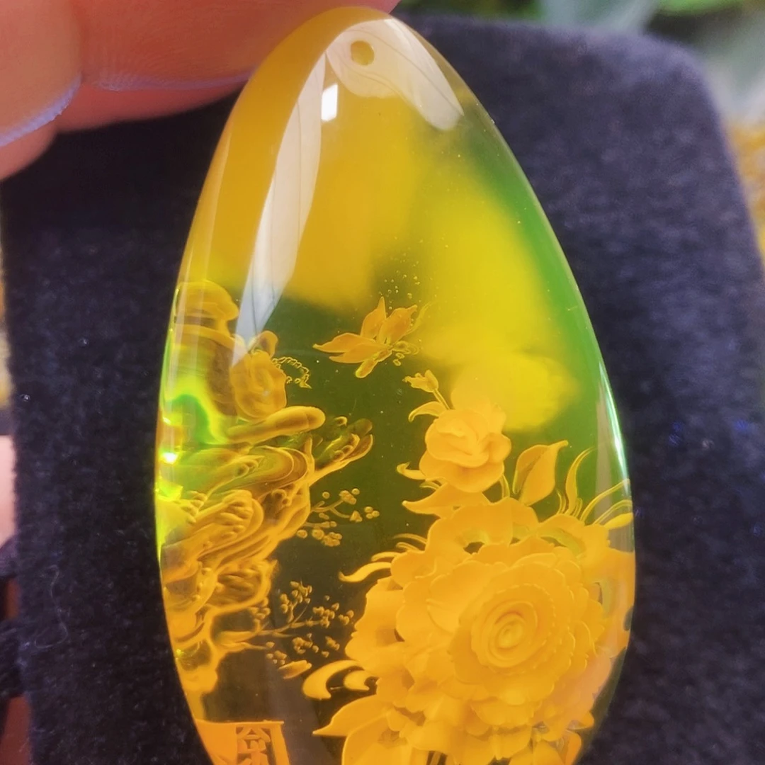 【闪购商品】金珀吊坠(不含链)未镶嵌