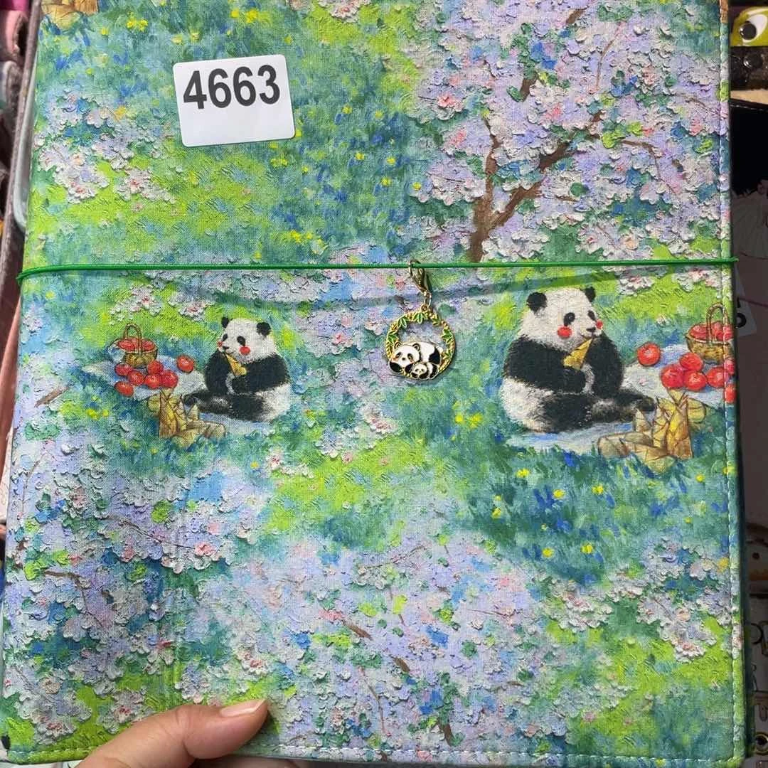 刺绣大A4活页加纸4663。