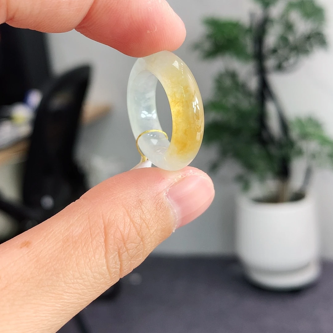 翡翠未镶嵌戒指10-11号