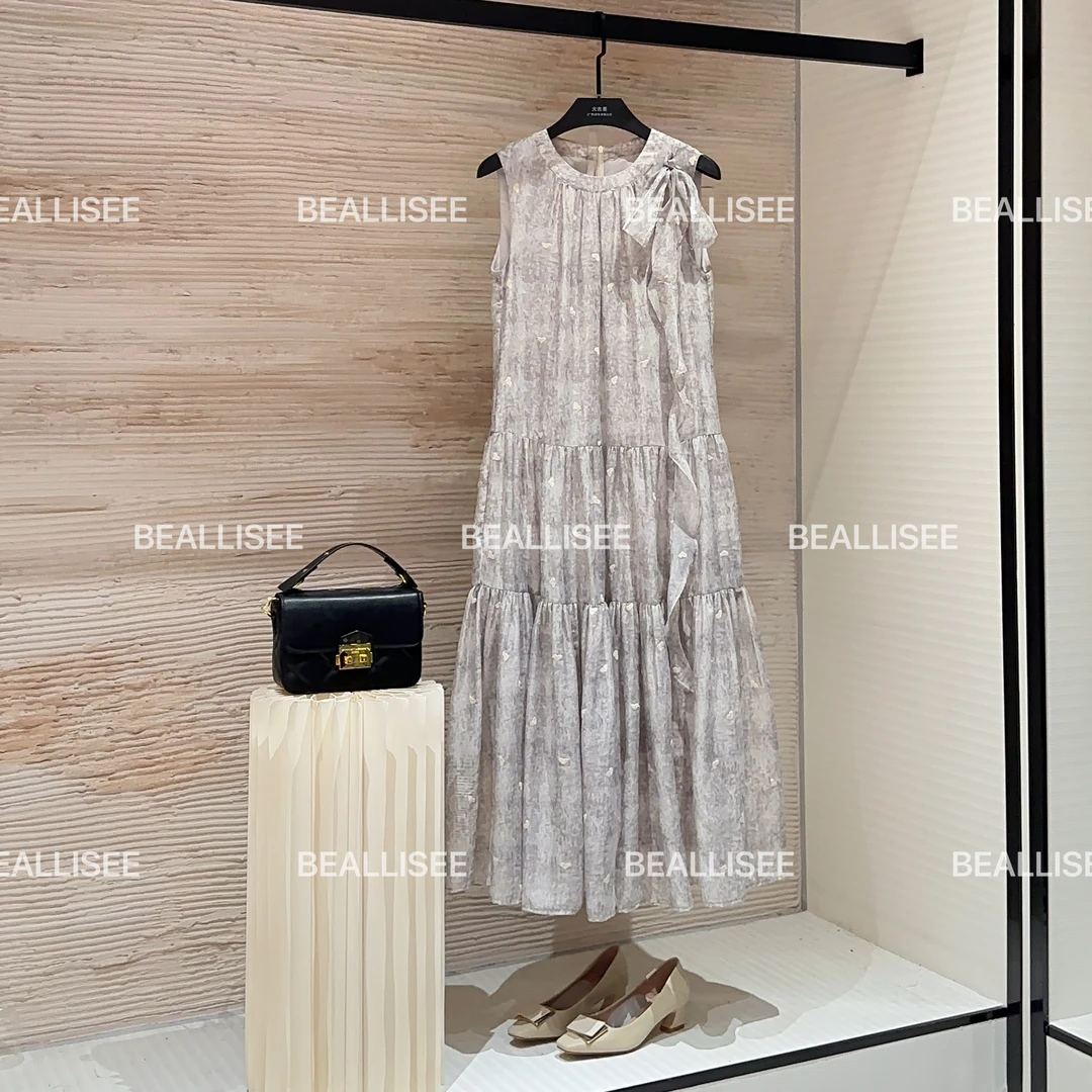 【宠粉价】夏季新款无袖显瘦国风时尚气质宽松连显瘦连衣裙W-A969