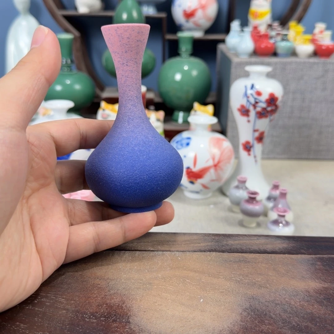 陶瓷手工小花器摆件
