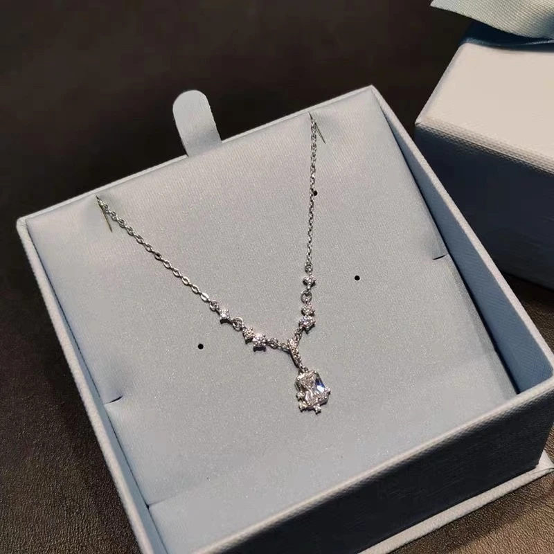 钛钢项链 小方糖项链012