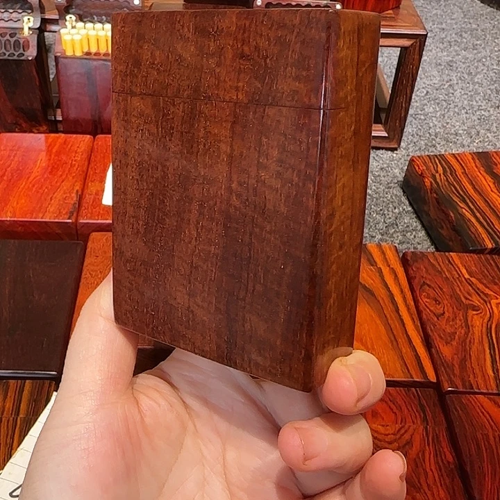 达***基染料紫檀（血檀）粗烟盒