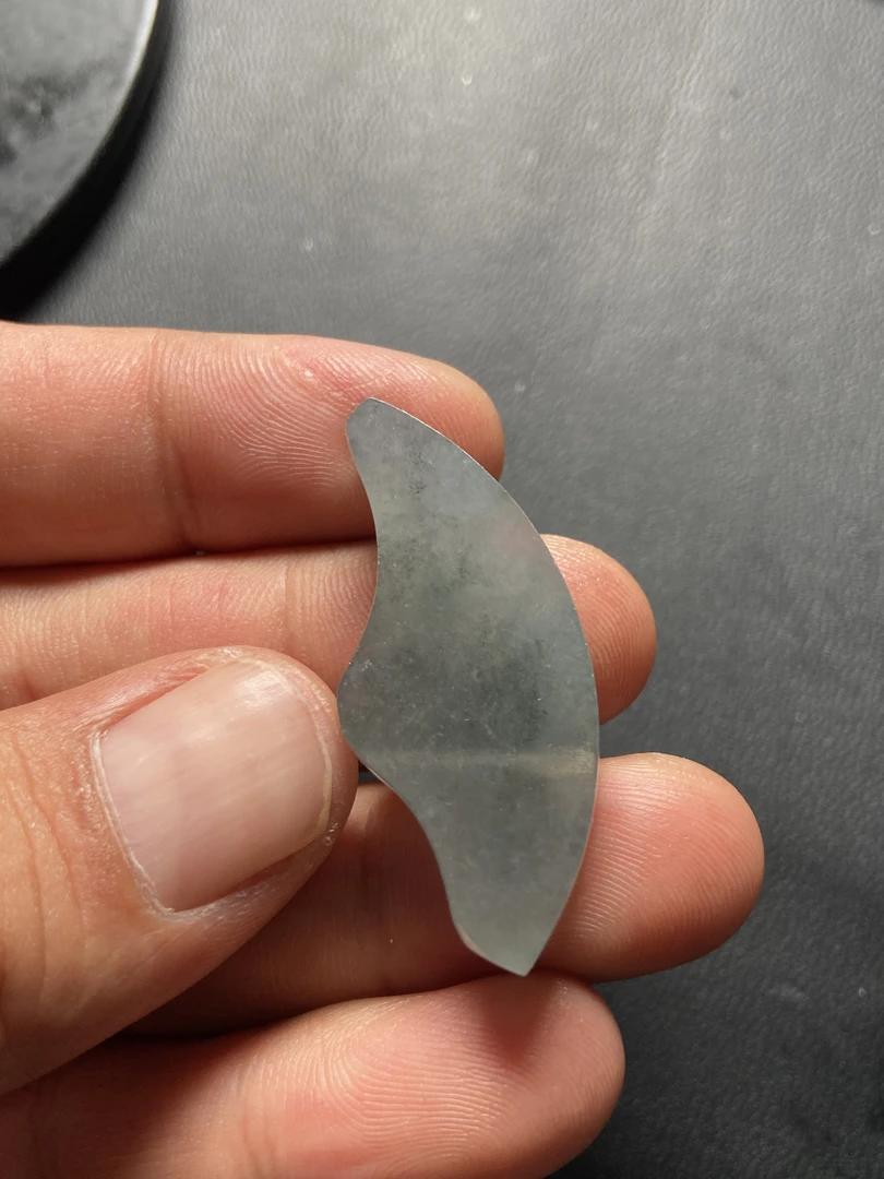 缅甸天然翡翠乌鸡冰种