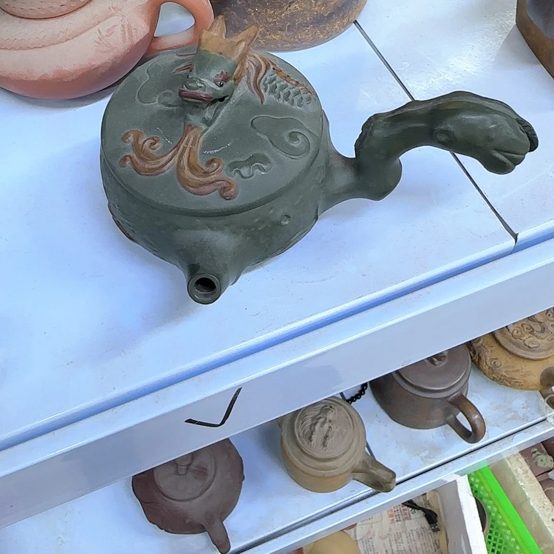 茶壶紫砂宜兴紫砂壶瑕疵处理