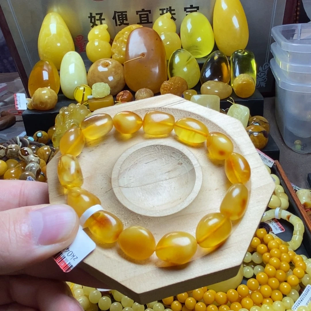 琥珀未镶嵌裸石蜜蜡