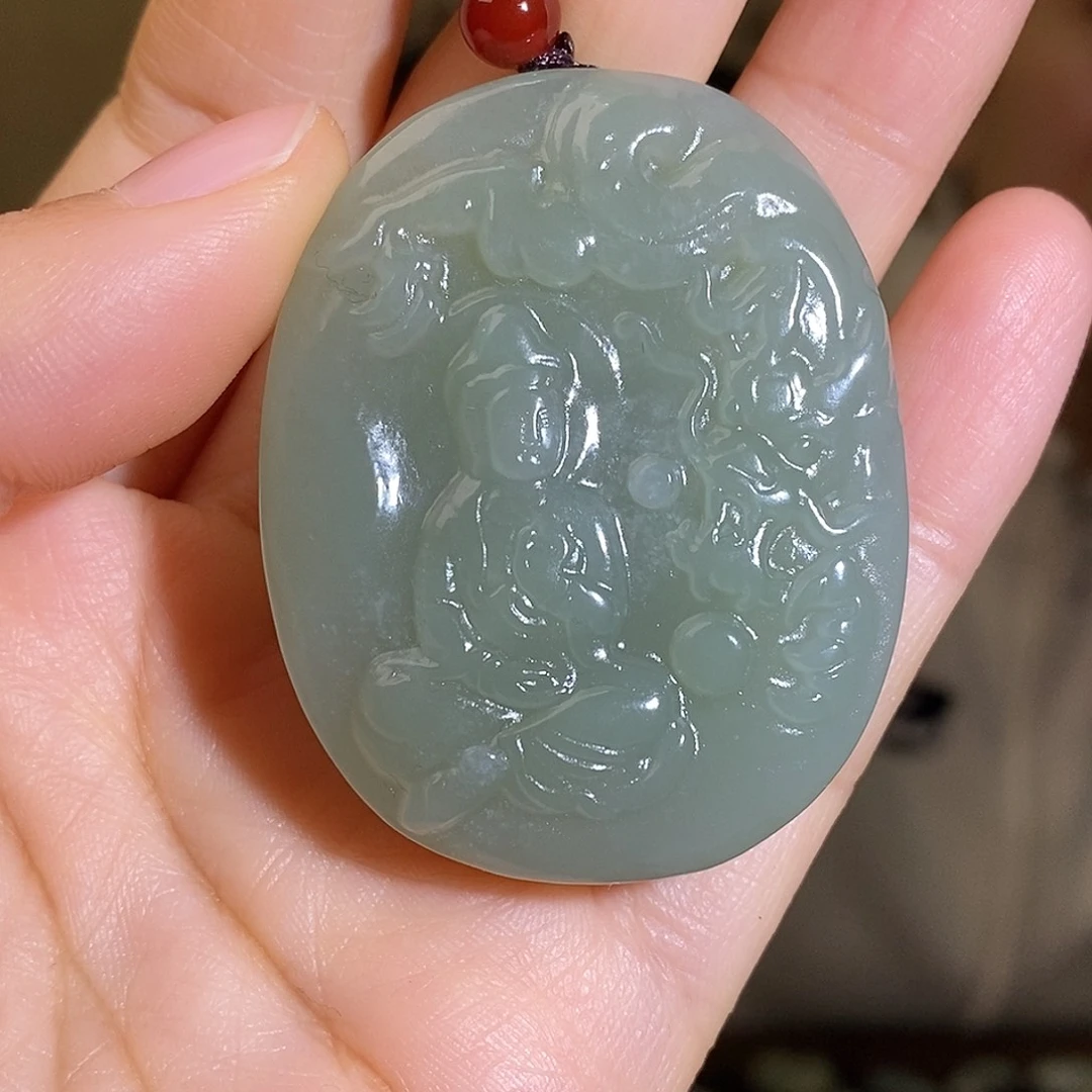 和田玉未镶嵌颈饰和田玉多样性发货发一拍一