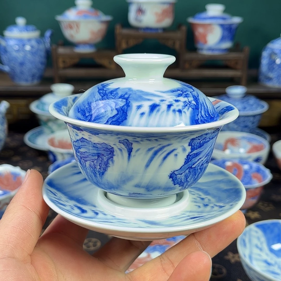 瓷片景德镇手工手绘