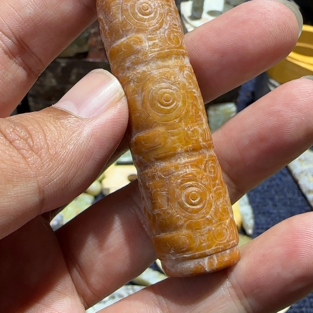 用***3和田玉（糖玉）未镶嵌车挂