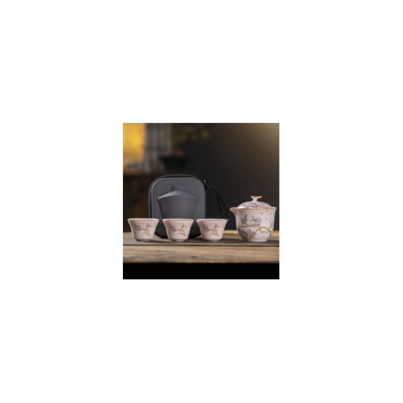 G1736-粉汝桃花一壶三杯旅行快客