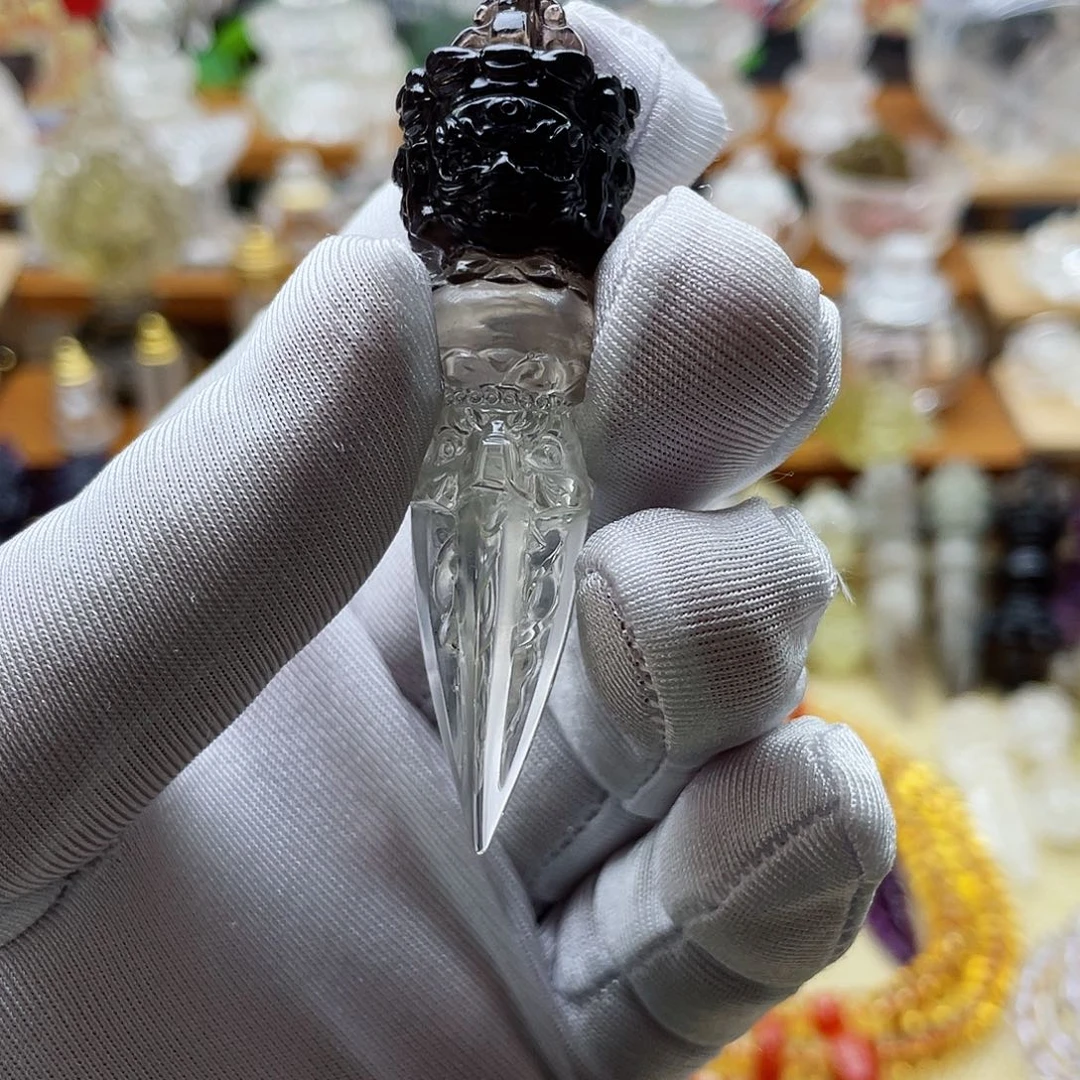 水晶颈饰未镶嵌灵*吊坠