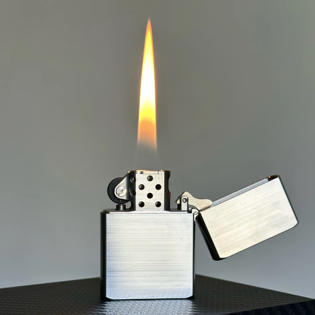 凌穹火具新款cnc掏空STD-011极简复古个性打火机礼盒装男生礼物