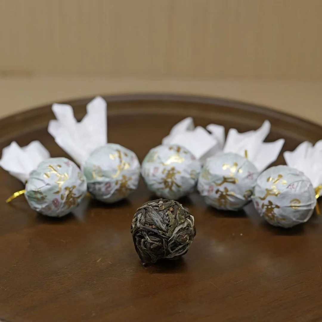 【云南老罗普洱茶】小户赛 2025年春茶普洱生茶8g/颗 龙珠新