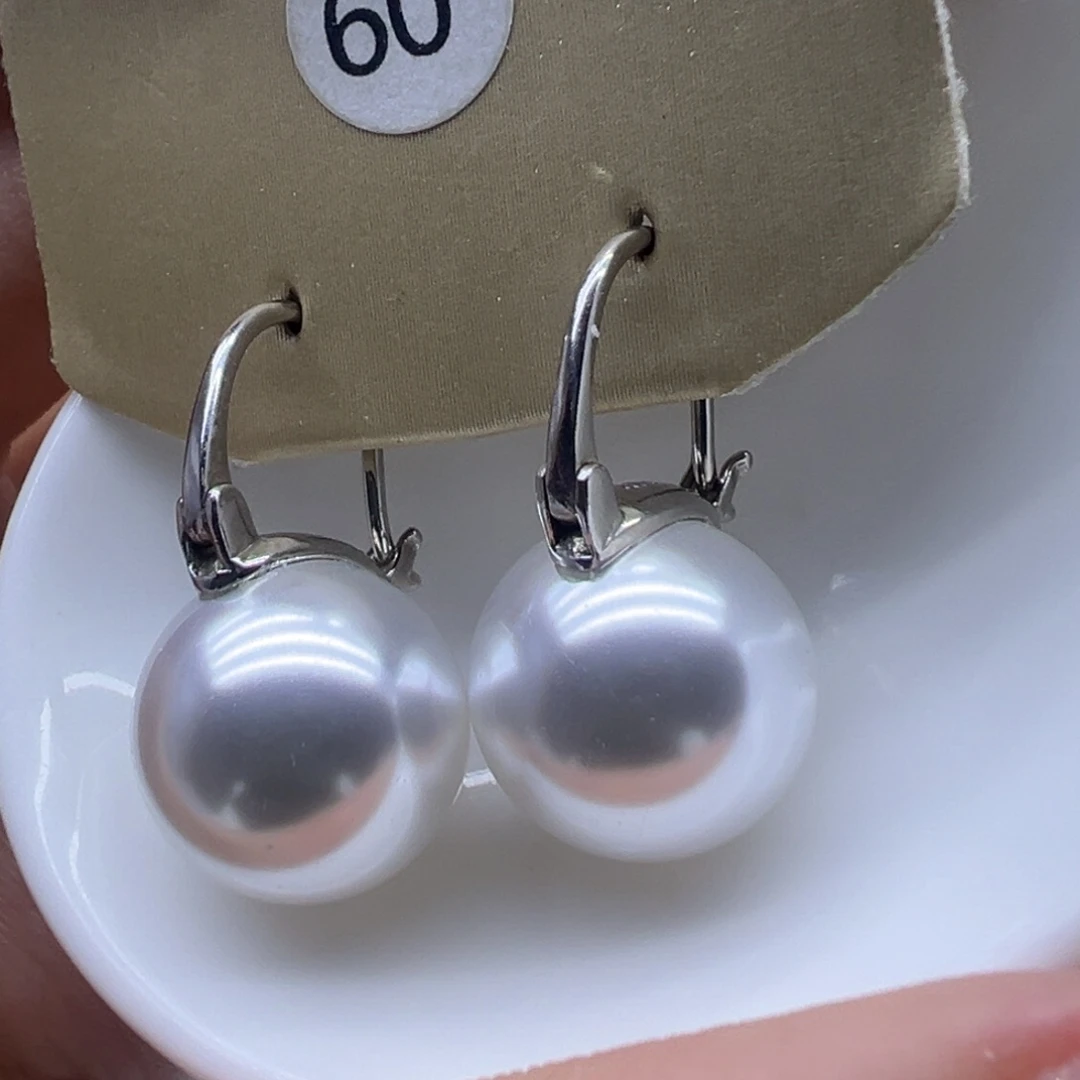 耳饰淡水珍珠银S925镶嵌