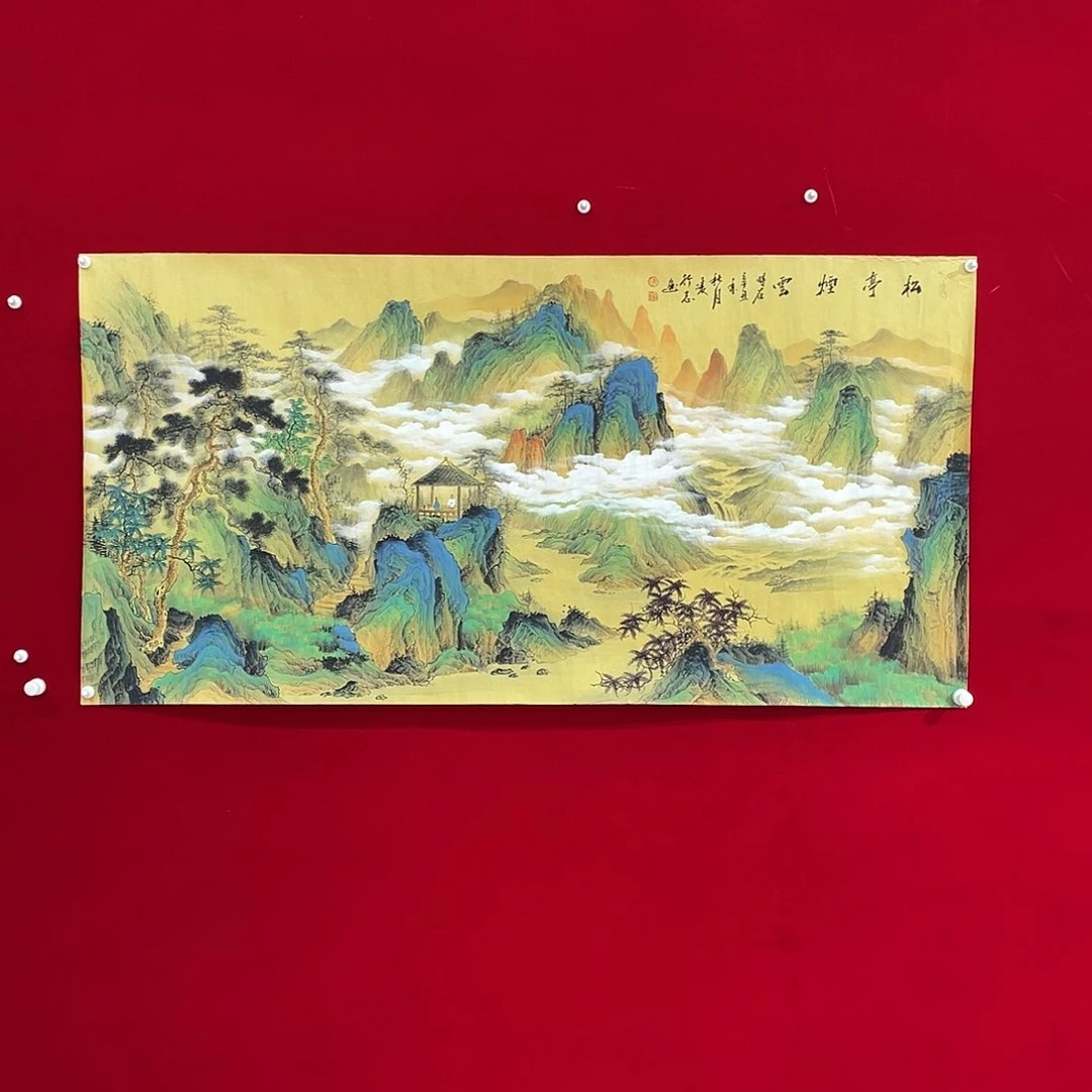 国画凌行志手绘作品