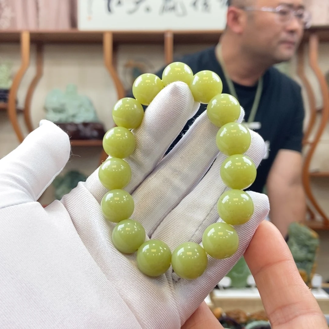 蛇纹石玉未镶嵌手串