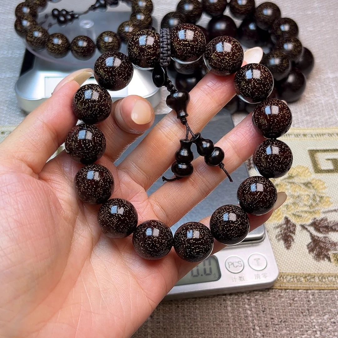 檀香紫檀（小叶紫檀）1.5 15颗爆星