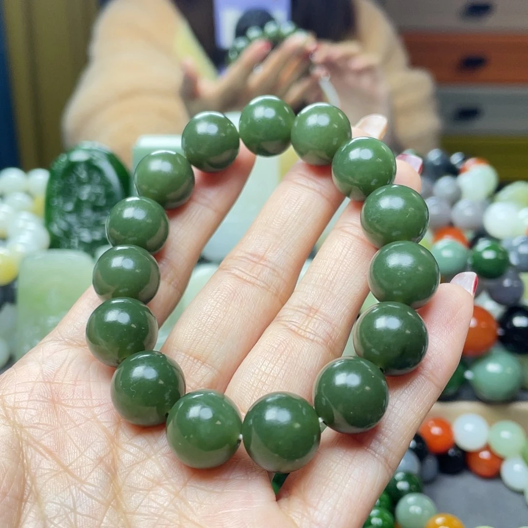 和田玉手链未镶嵌