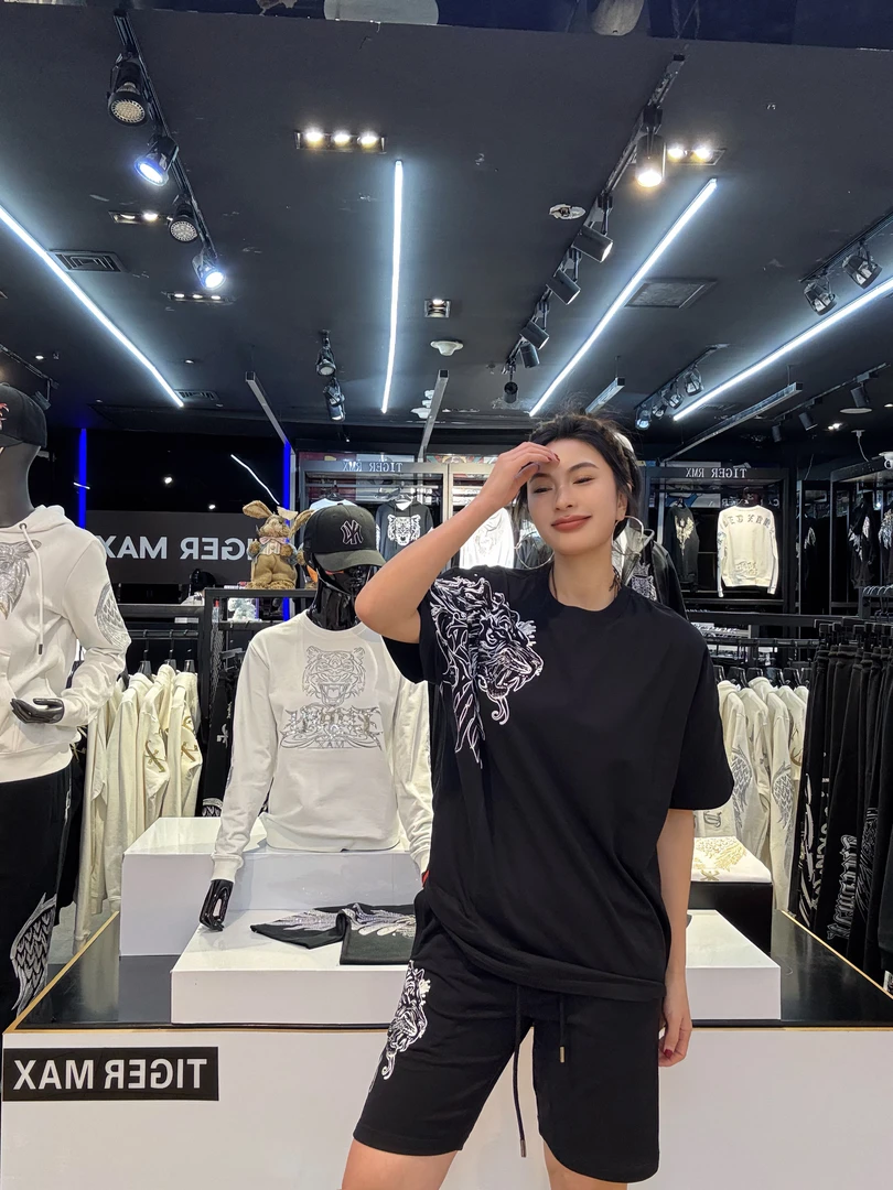 TIGERMAX 潮牌男女同款雄狮T恤