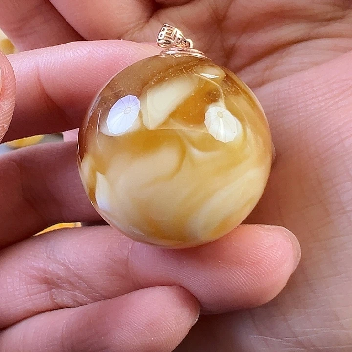 蜜蜡颈饰未镶嵌蜜蜡