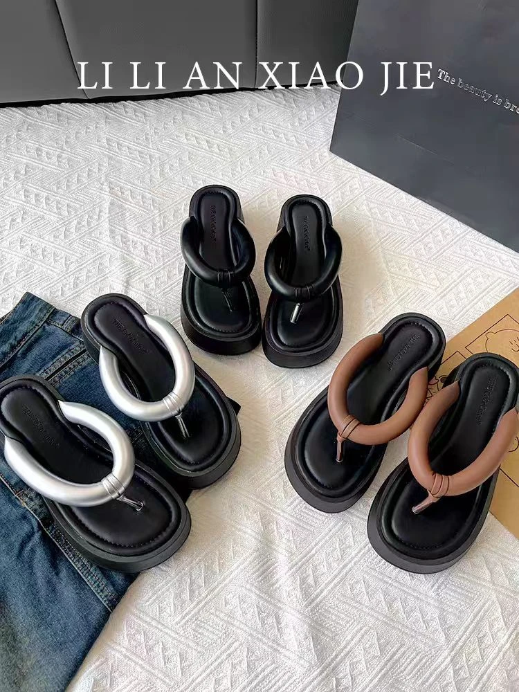 【新疆包邮】25年厚底夏季新款夹脚人字拖沙滩鞋902