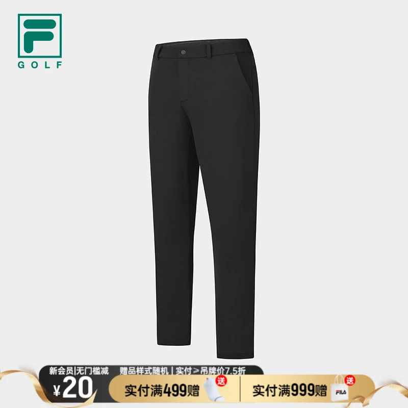 【商务菁英长裤】斐乐男装秋冬新款运动休闲黑色时尚百搭A11M445809