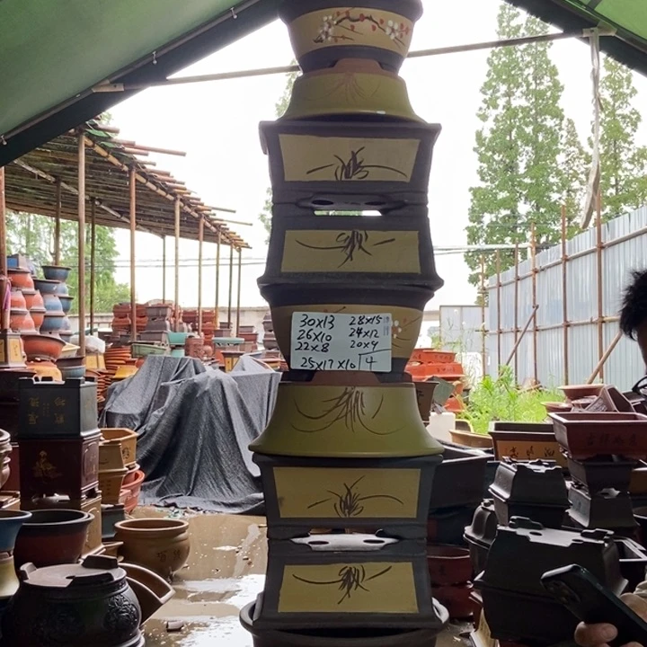 紫砂花盆紫砂紫砂