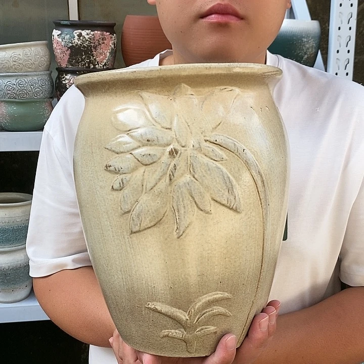 红泥花盆口20高25福利