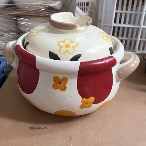 微瑕，明火，口径21高度13盖子，拖釉，3L