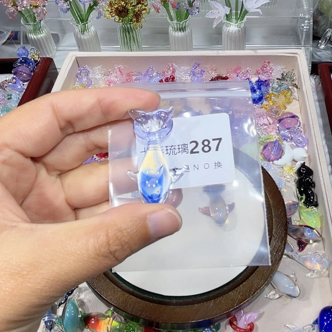 懒***~吊坠（不含链）琉璃287鲸鱼一个