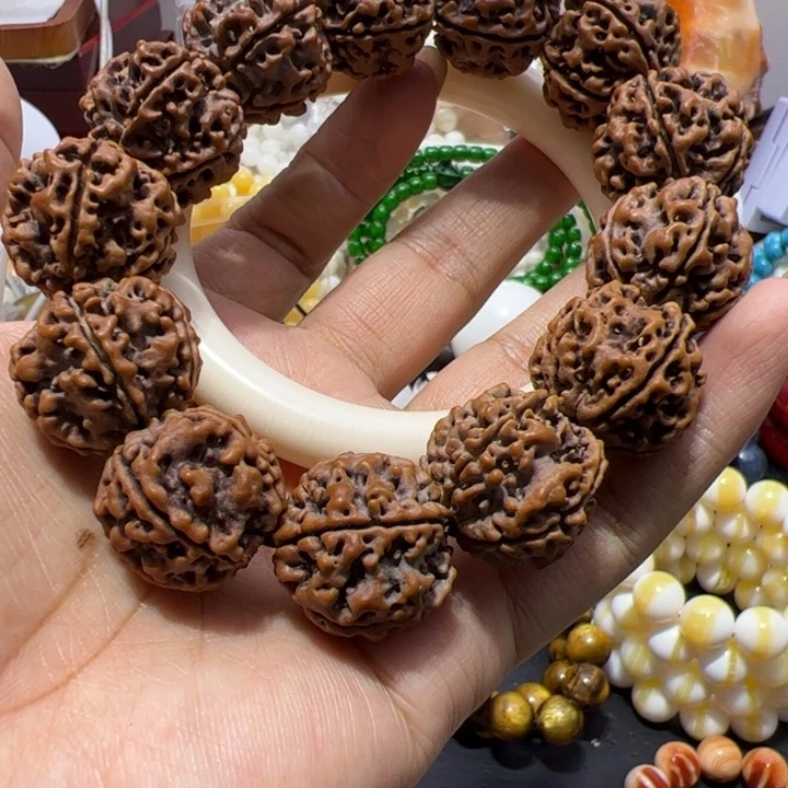 木质非金属非洲冰箱圆条手镯