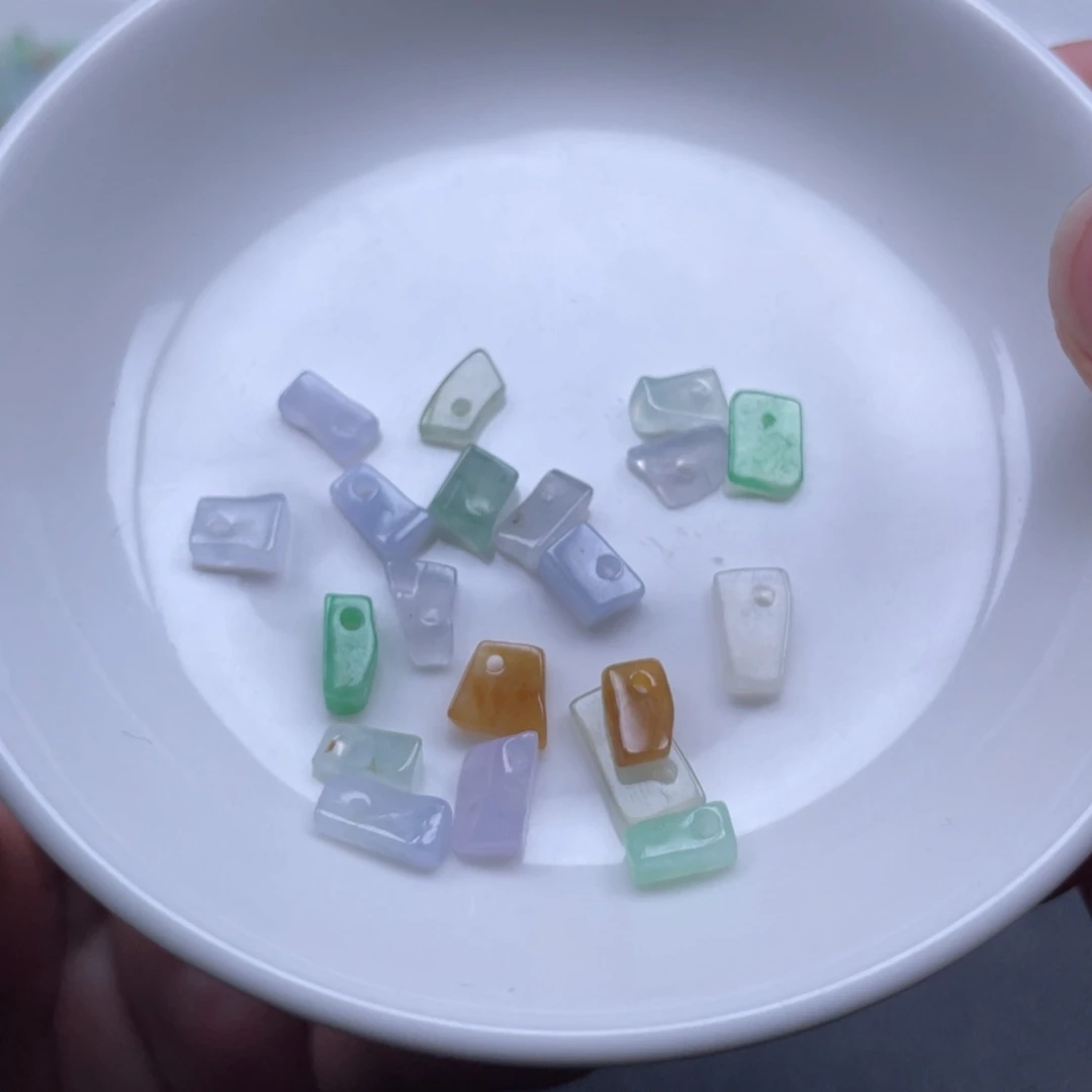 翡翠散珠冰碎石20颗