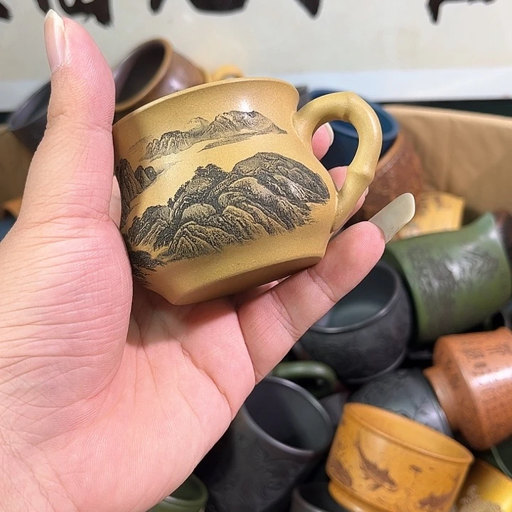 茶杯紫砂全手工紫砂主人杯