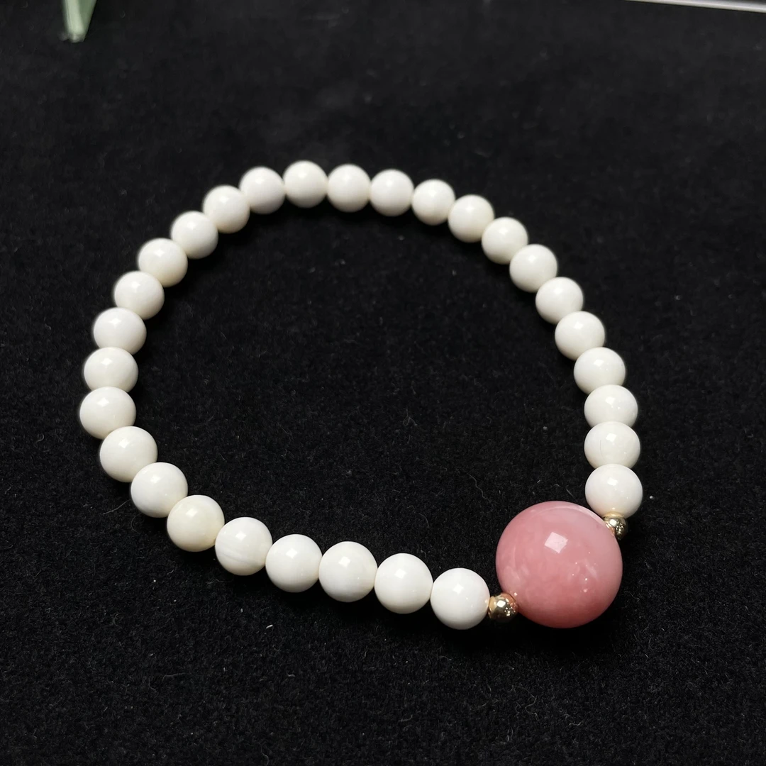 猛犸牙粉澳宝手串6mm KT24111209