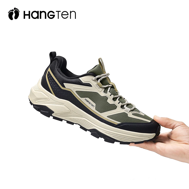 Hang Ten欢腾2025春夏新款透气男鞋休闲鞋轻便运动鞋户外健步鞋