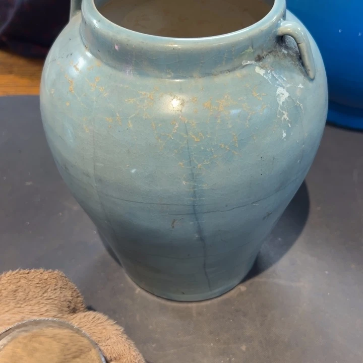 破***锣瓷片拾六家的瓷器瓷器