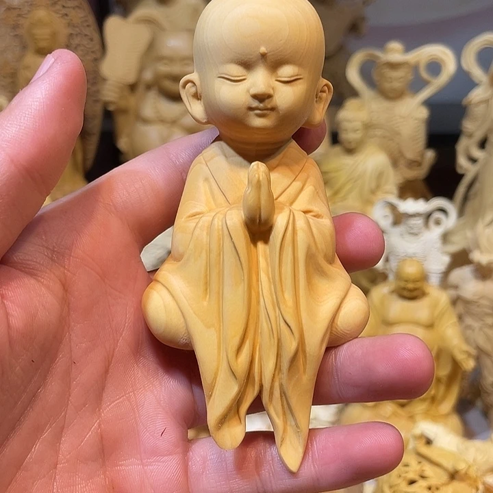 黄杨木黄杨木坐禅和尚