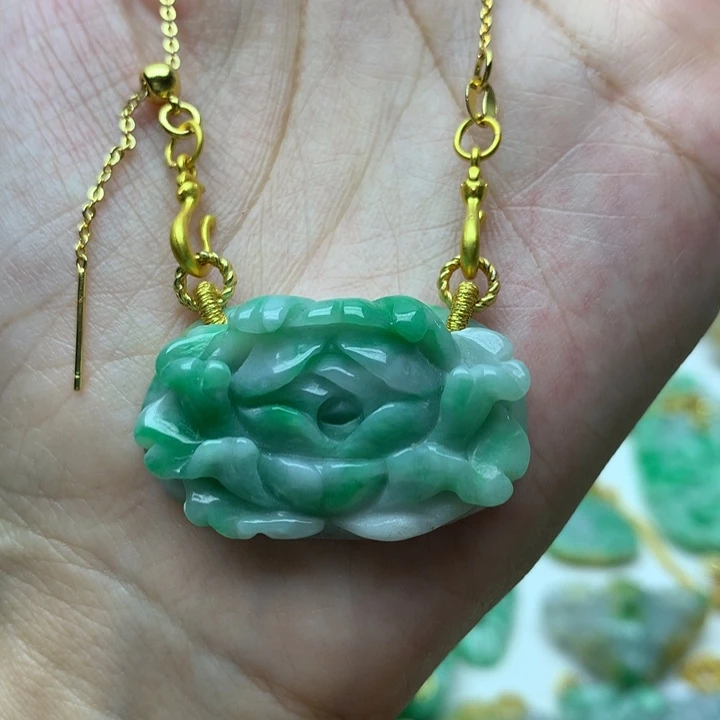 颈饰未镶嵌翡翠翡翠