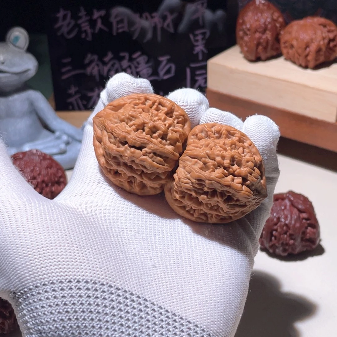 把件文玩核桃虎头王4041，5396
