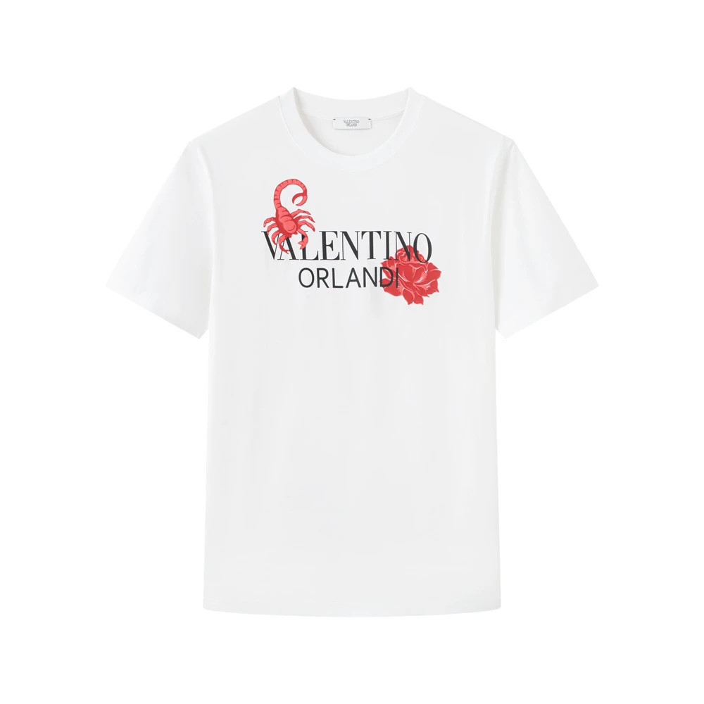 华伦天奴.奥兰迪男装圆领时尚休闲印花户外百搭T恤1VT232152