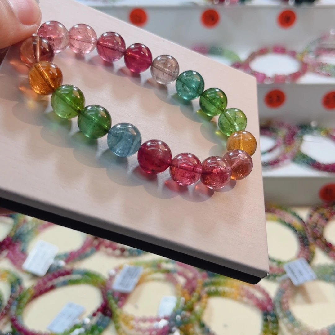 碧玺未镶嵌手链碧玺