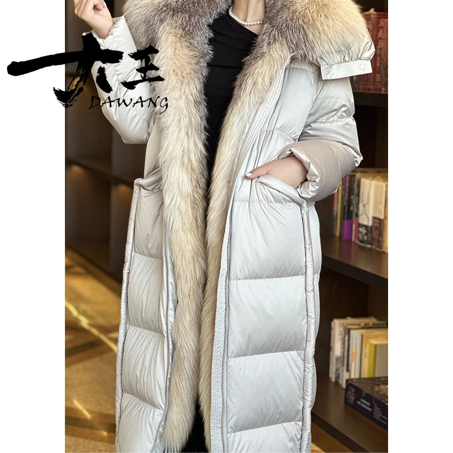 DAWANG |【格调】爆款超有格调的长款显瘦高克重女士鹅绒服