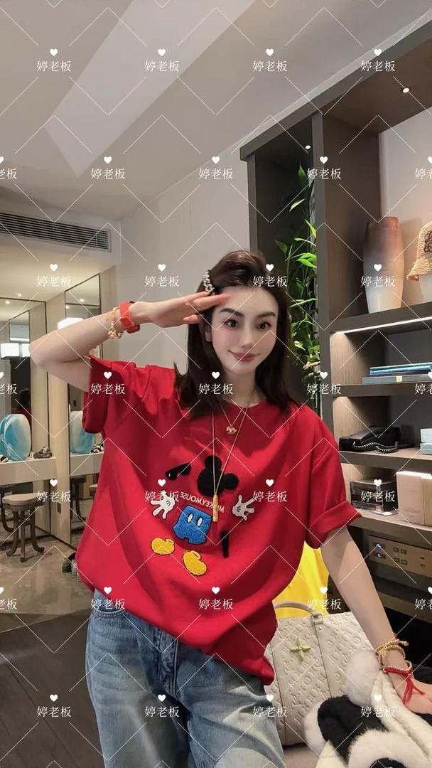 『 婷老板』新款、卡通米奇两色百搭T恤6363-2