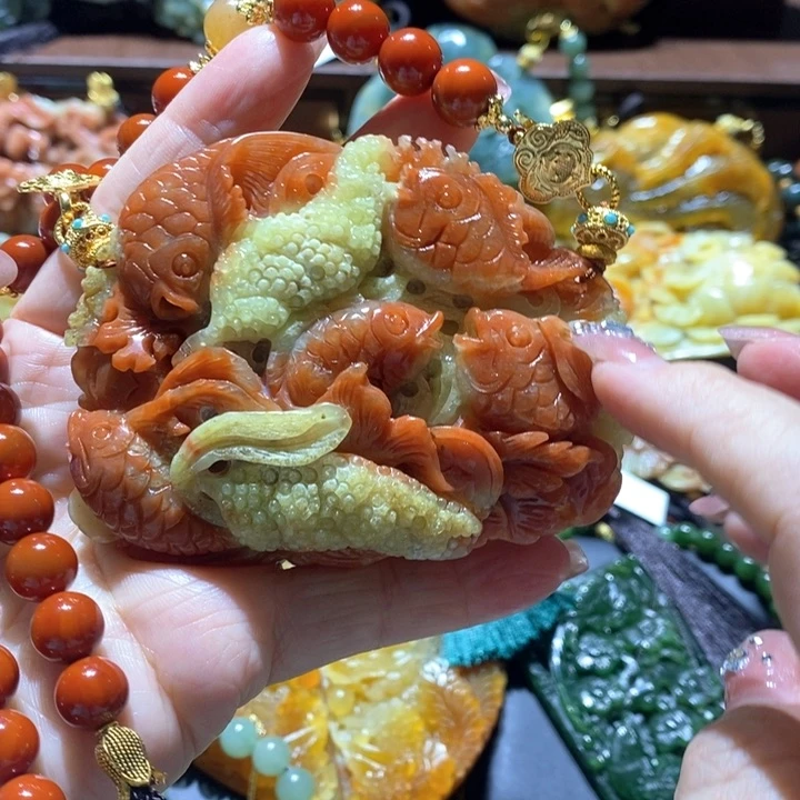 岫玉未镶嵌毛衣链