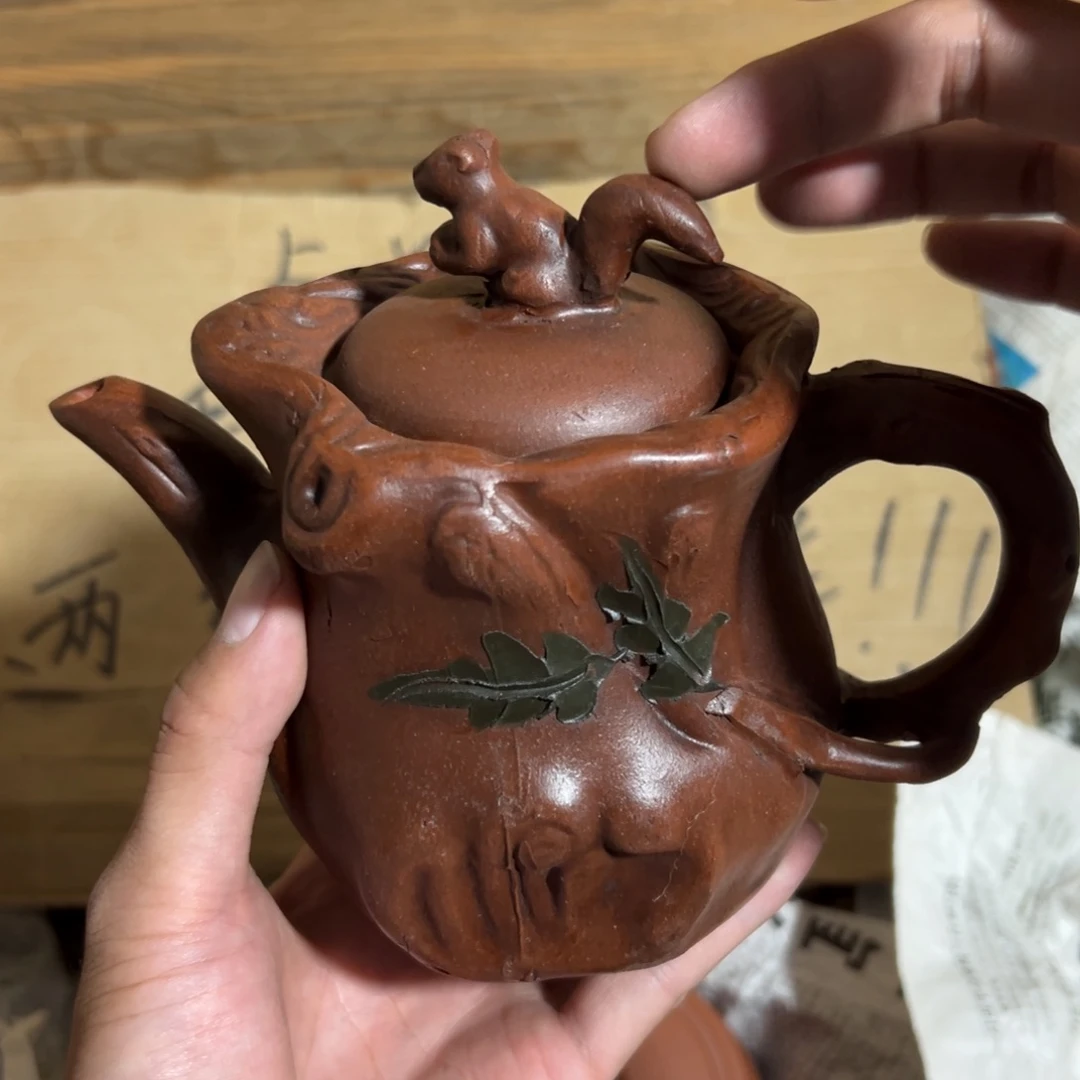 茶壶紫砂老厂紫砂壶一件！