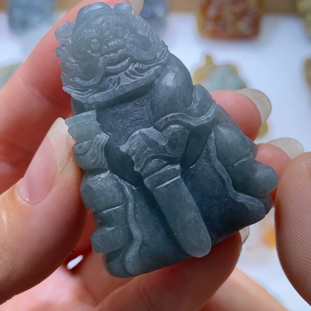 未镶嵌定制翡翠钟馗