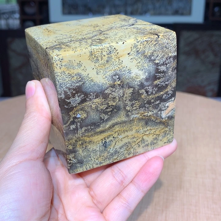 广西国画石摆件，观赏收藏