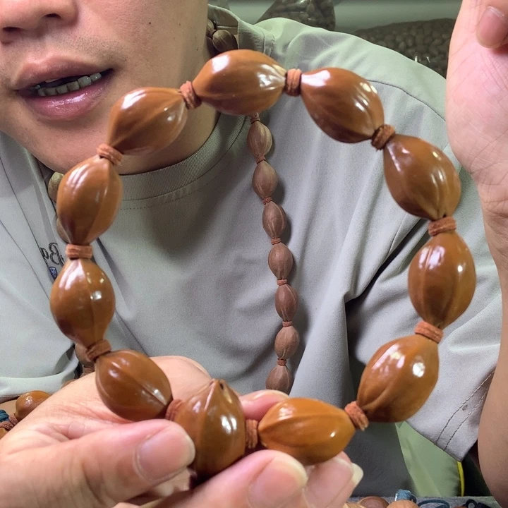 橄榄核手串/手链梅林铁核16/24加三通亮面